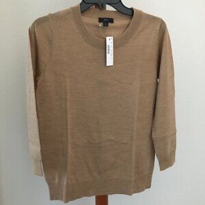 Jcrew Merino Wool Tippi Sweater Three-quarter sleeves